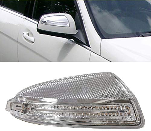 KYYET Kompatibel mit Mercedes W204 C Klasse C250 C300 C350 C63 Tür Seitenspiegel Gehäuse Blinker LED Licht Blub (rechts)