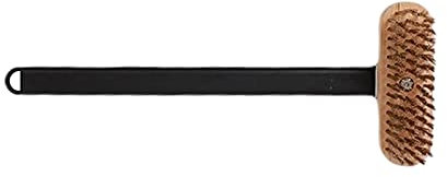 WEITING Cepillo para horno de pizza, cepillo de limpieza para pizzas con raspador, cepillo de limpieza de alto rendimiento con cerdas de alambre/barbacoa para horno de pizza