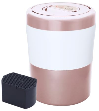 Island land - Elektrischer Design-Komposter 2L mit Hochleistungs-Filter - Intelligenter Biomülleimer für Küchenabfälle - Geruchlos, Leise, Effizient (Roségold)