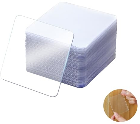 Mystiqut 70 Pcs Double Sided Adhesive Tape Sticky Pads Strong Extra Heavy Duty for Walls,Floors,Plastic,Metal,Glass
