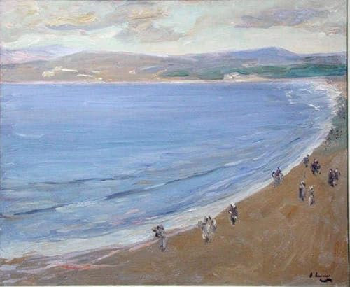 XSBPDPII Klassisches Ölgemälde Wand-Kunst Bild Leinwandk unstwerk Strand von Tanger von Lavery Posterdrucke für Wohnkultur 60x90cm