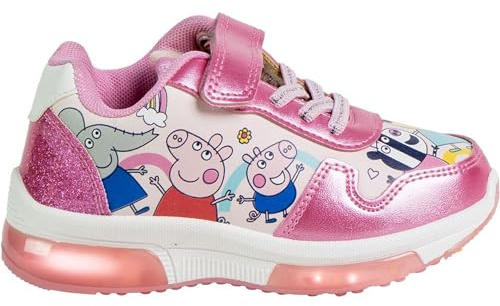 CERDÁ Life's Little Moments Mädchen Deportiva Suela PVC Con Luces Peppa PigLeichtathletik-Schuh