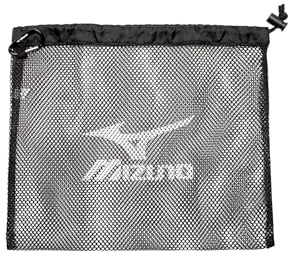 Mizuno Mesh volleybollväska, svart, standard, Svart, Standard, Volleybollväska i nät
