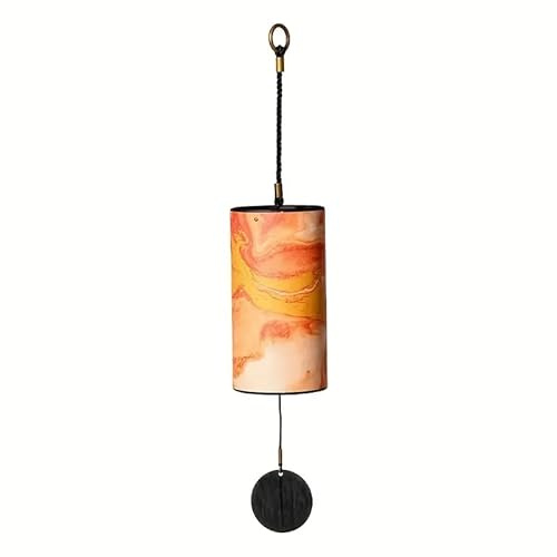 9 Notes 4 Chord Healing Harmony Wind Chimes - Soothing Healing & Meditation Sound, Perfect for Bedroom, Balcony, Outdoor Decor and Outdoor Decor (Orange - C Chord C E G F)