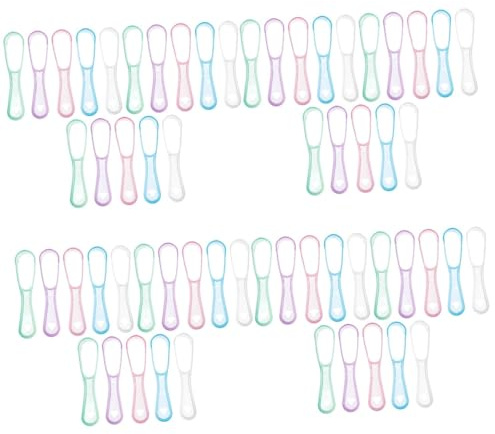 Ipetboom 4 Set Raschietto Per Lingua in Plastica Tongue Scraper Raschietto Lingua Spazzolino Lingua Forniture Per L'igiene Orale Raschietto Per Lingua Alito Più Fresco Pp 15 Pezzi * 4
