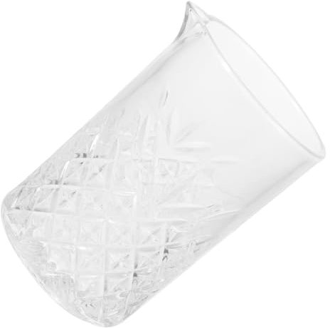 Homoyoyo 725ml Crystal Glass Cocktail Mixing Cup Anti-Slip Bar Drinkware Suitable for Bartenders and Home Use