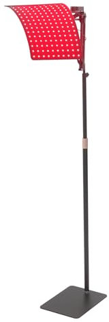 Atnhyruhd Lámpara de luz roja con soporte, panel grande, lámpara infrarroja, 160 x 0,5 W, LED de luz roja, lámpara infrarroja con temporizador de 15/30/45/60 minutos, lámpara de luz roja