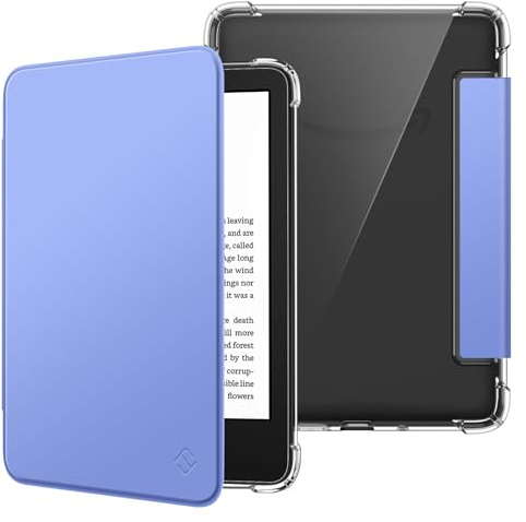 Fintie Hülle für 6 Kindle (11. Generation) – 2024/2022 | Clear Weich TPU Case, Leichte Cover, Auto Sleep/Wake für 6 Zoll Kindle Basic, Ultramarinblau