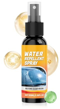 Spray antipioggia per parabrezza - Trattamento per vetri auto 100 ml nano scudo idrofobo rivestimento protettivo con formula ad asciugatura rapida | Dettagli auto per i conducenti, l