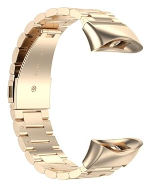 Band i rostfritt stål passar for Garmin Forerunner 45 45s Armband Klockband Metallarmband Passar for Garmin Forerunner Swim 2/45/45S band(Champagne color,For forerunner 45)