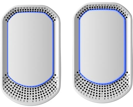 PTYcrazy Plug In Air Purifier for Bedroom Home, Negative Ion Air Ioniser, Portable Mini Ionic Air Freshener for Quiet Odour Eliminator for Smokers, Pets, Toilet, Dust, Smoke 2 Pack
