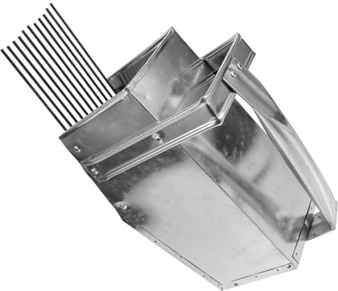 VALICLUD Recolector de Arándanos con Mango, Pala para Recoger Frutas Ligera y Plegable, Herramienta Manual para Jardín, Cesta para Recolectar Arándanos sin Dañar Plantas, Adecuado