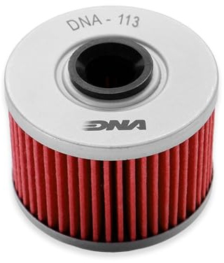 DNA Filtro de Aceite para Motocicleta compatible con determinados Modelos Honda, Filtro Premium de Alto Rendimiento para Aceites Sintéticos y Convencionales PN: DNA-113