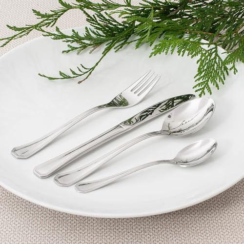 Cucchiai Coral 19 Cm Argento Acciaio - 12 Unità