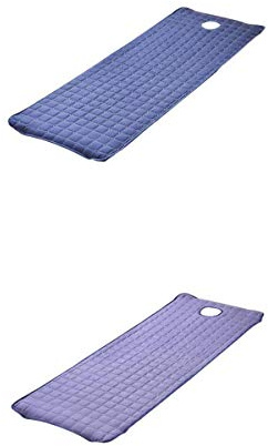 SM SunniMix Colchones de Masaje con Agujero Accesorios para Camillas en Masaje profesion, Smokey Purple + Dark Blue