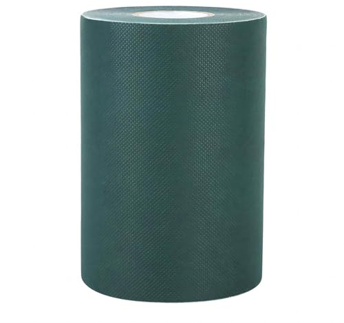VIFERR Cinta de Césped Artificial, 15cm x 10m Cinta de Costura Césped Sintética Autoadhesiva Banda de Unión adhesiva para unir la Alfombra Verde de césped, Interior y Exterior
