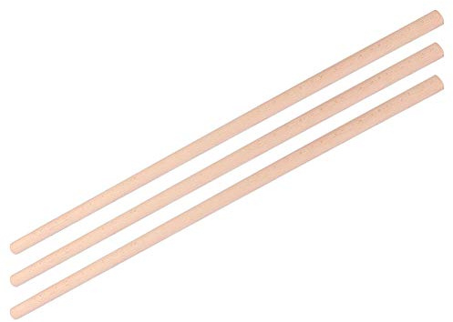 Bâton de yoga 3pcs 2x70cm bâton d'épaule ouvert en bois pour une posture debout correcte