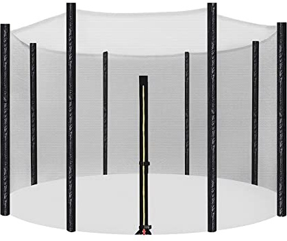 PRELGOSP Trampolin Netz, ø 488 cm Trampolin Ersatznetz fur 12 Stangen Gartentrampolin, Sicherheitsnetz Trampolin (Nur Schutznetz)