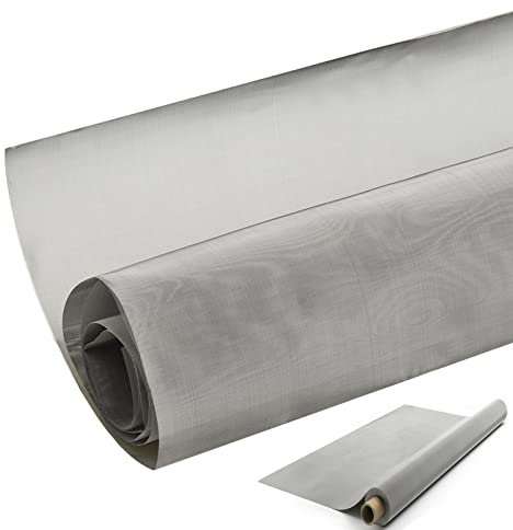 Drahtgitter feinmaschig,metallgitter 120 Mesh Edelstahl Maschendraht Mäusegitter Filternetz metallgitter feinmaschig,Drahtgewebe Edelstahl Edelstahlgitter Wire Mesh für Fenster, Küche ( Size : 1x8m )