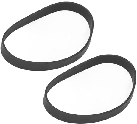 2 Uds Correa de Aspiradora Compatible con Aspiradoras Domésticas Correa de Goma Plana para Transmisión de Motor Reemplazo para Correas de Aspirador