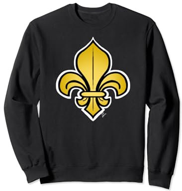 Lilie französisch - Vintage Lillie im Heraldik retro look Sweatshirt