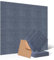 Alishomtll Paneles acústicos autoadhesivos, 12 unidades, 30 x 30 x 0,9 cm, aislamiento acústico, aislamiento acústico, paneles de alta densidad, absorbentes acústicos para pared, salón, estudio,