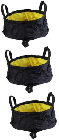 VANZACK 3 Stücke 8 5 L Camping Wandern Klappeimer Mit Aufbewahrungstasche Outdoor Wasserbecken Mit Wasserhahn Tragbare Reisebecken