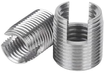 Inserts filetés Adaptateurs de filetage, écrou de réduction de manchon, 2/5/10 pièces M2 M2,5 M3 M4 M5 M6 M8 ~ M16, insert de réparation de filetage en acier galvanisé/inox, écrous à manchon à vis aut