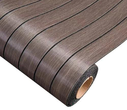 Cozylkx Panneau Mural Autocollant 40 Cm x 300 Cm Panneaux Muraux Décoratifs en Lattes De Bois Panneau Mural Absorbant 3 Mm pour Plafonds, Mur De Fond, Mur D'accent