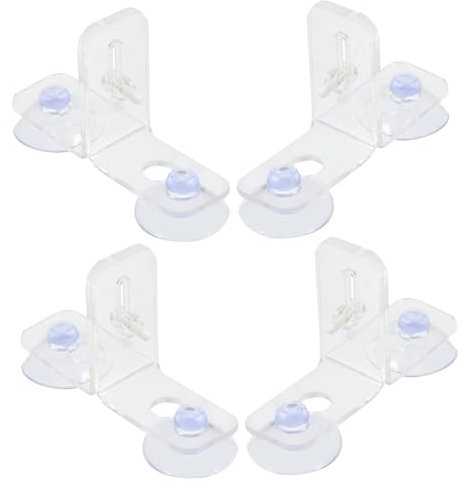 Yardwe Fisch Tank Isolation Board Cups 4 Stück Aquarium Trennwand Clips für Fisch Zucht Box