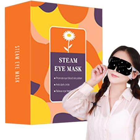 Tuxxjzm Dampf-Augenmasken für trockene Augen – 5 Packungen wärmende Augenmasken für trockene Augen | Augenmasken für Schlaf, warme Augenkompressen für trockene Augen Entspannung