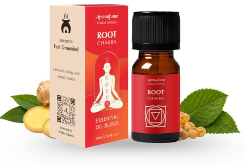 Frankincense & Patchouli Essential Oil Diffuser, by Aromafume | 3 x 10ml/0.33oz, Aromatherapy Oils for Balance, Incense for Meditation, Yoga & Reiki