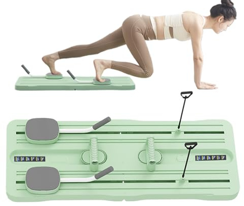 Pilates Board 2025 Faltbarer Pilates Reformer Maschine Pilates Reformer Set Multifunktional Bauchtrainer Automatischer Rückprall Home Workout Equipment