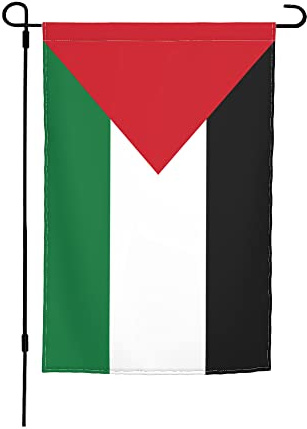 Bandera palestina para jardín, 30 x 45 cm, doble cara, pequeña, decorativa