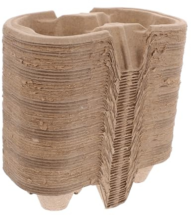 FIXOSHEE 50pièces Porte-gobelets à Emporter Plateau Pratique Pour Boissons Froides Et Chaudes Pour Pique- Et Réunions