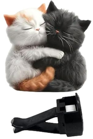 Bil luftningsdoftdispenser | 2D akryl doftspridare, katt doftspridare för resor, bil, vardag, hemma