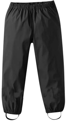 Generisch Combinaison imperméable pour enfants garçons pantalons imperméables coupe-vent pluie de boue enfants pantalons pour tout-petits vêtements grenouillères et salopettes montre-bracelet