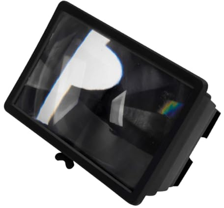 Kisangel 3d Bildschirmvergrößerung für Smartphones, Ausziehbar bis 10 Cm | Abs und Pvc, Schwarz, HD Vergrößerung mit 3d-effekt, für Bilder und Lesen
