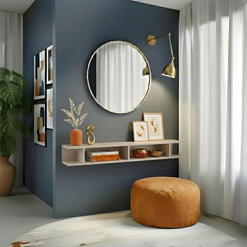 Web Convenienza Pensili e Base TV Componibili - Linea Eternity - Mobile Televisore in Legno con Pensili Moderno - Mensola - Cashmere
