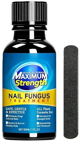 LINKKNOB Fungal Nail Treatment Extra Strong, Nail Renewal Solution for Fingernails & Toenails, Repair Thickened Damaged Nails, Improve Appearance, 20ml