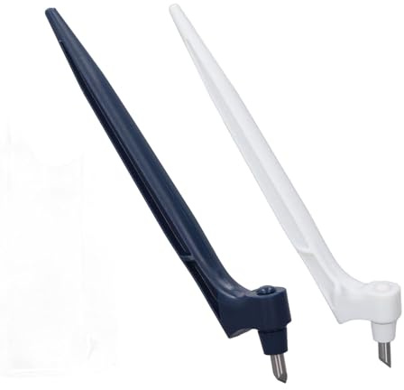 Rengue Set di 2 Coltelli da Intaglio in Acciaio Inox con Penna per Utensili da Taglio Artigianali Rotanti a 360 Gradi, per Carta, Cartone, Stoffa, Pelle, con Impugnatura Comoda