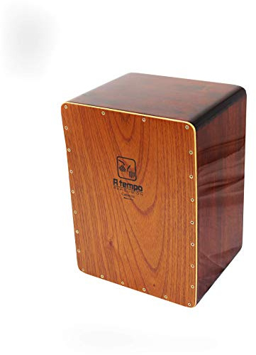 A Tempo Percussion El CajoncitoThe Little Cajon, Hartholz-Cajon in 3/4-Größe, glänzend Mohena