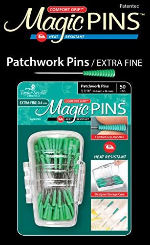 Taylor Seville Originals - Taylor Seville Originals Komfort Griff Hitze Beständig Extra Bußgeld (0.4 x 36mm) Patchwork Magic Pins - 50 Stücke