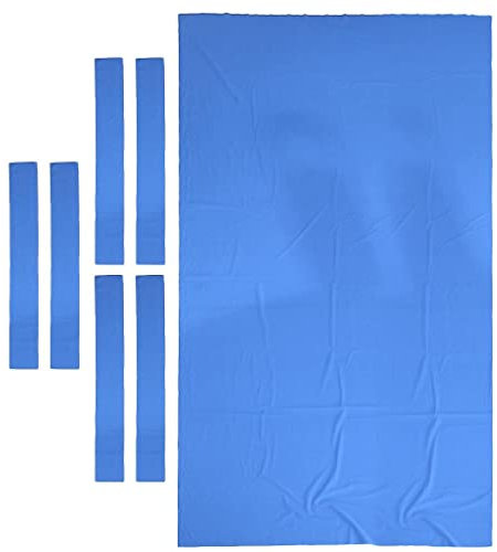 T TOOYFUL 9ft Billardtuch Abdeckplane KaschmirKaschmirwolle Billardtisch Plane Tuch, Blau
