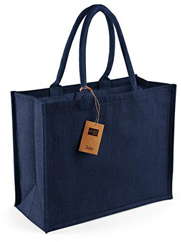 Westford Mill W407 Classic Jute Shopper Bag - Eco-Friendly & Stylish