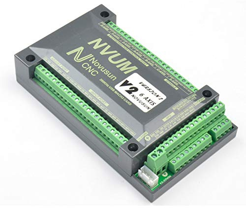 Scheda Ethernet Motion Control a 6 assi NVEM controllo CNC con cavo di rete interfaccia Ethernet Motion Control Card Board per la maggior parte dei sistemi di macchine utensili, incisione