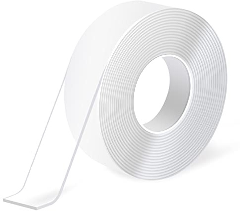 Art3d 3 meter dubbelsidig monteringstejp avtagbar multifunktionell självhäftande skumtejp återanvändbar transparent tejp för att fästa föremål hem
