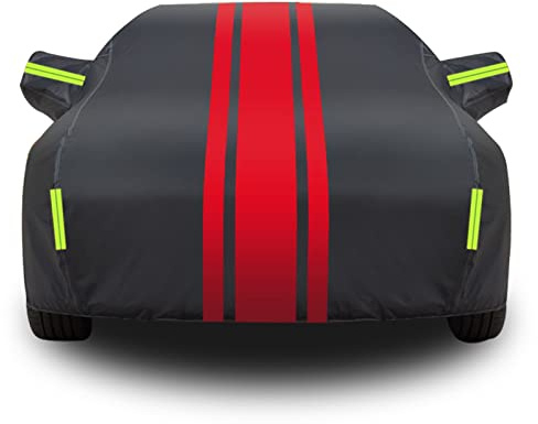 6 Layers Car Covers Waterproof Breathable for Triumph TR2 TR3 TR4 TR5 TR6 TR7,Outdoor Full Cover Sun Rain Dust All Weather Protection with Zip Cotton Lined(Color:F,Size:TR6)