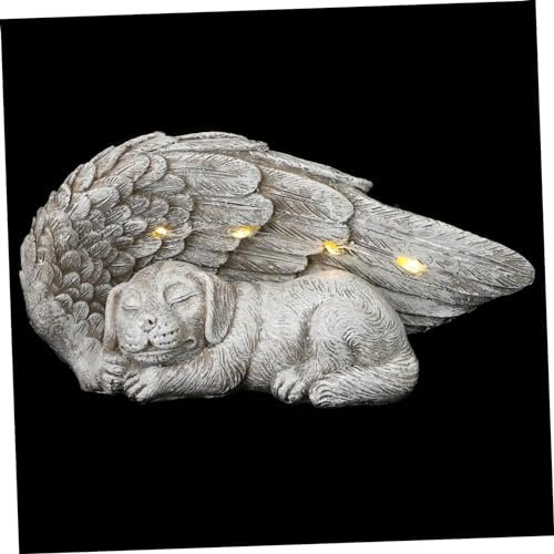 INOOMP Blumentopf Für Engel Hund Memorial Pet Beerdigung Zubehör Dekorative Stein Outdoor Indoor Pflanzenhalter