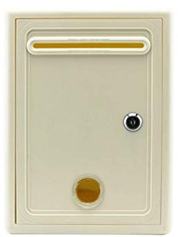 JDSHFEN Boîte aux Lettres, boîtes aux Lettres de sécurité murales de Style Anglais pour Maison, Bureau, Appartement, pour Mur extérieur, Mariage